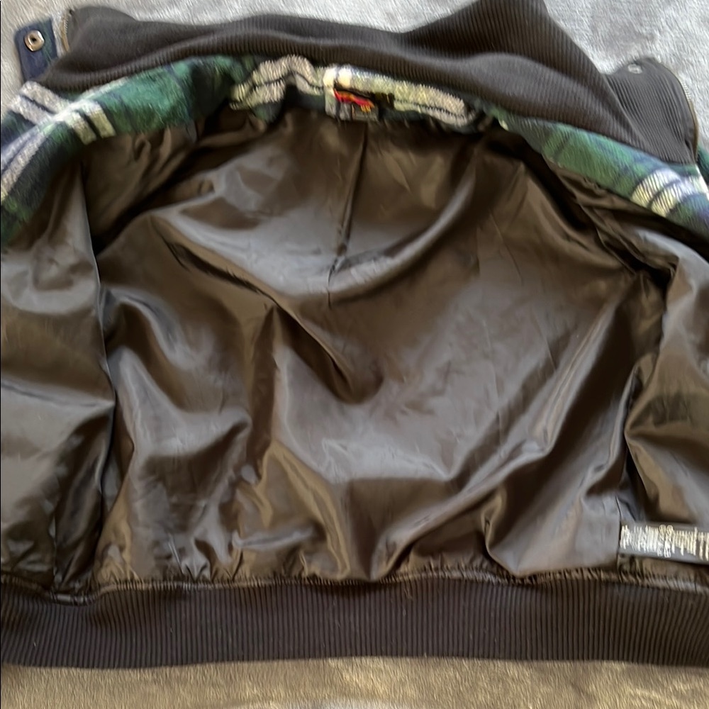 Plaid Green Kids Jacket - Picture 3 of 3
